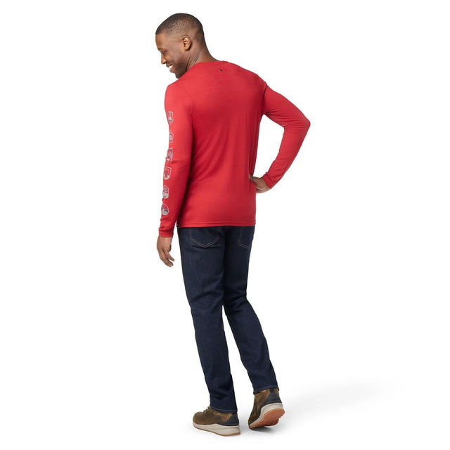 Bluza Barbati Smartwool M Patches Graphic Slim Fit Bluza Barbati Smartwool M Patches Graphic Slim Fit