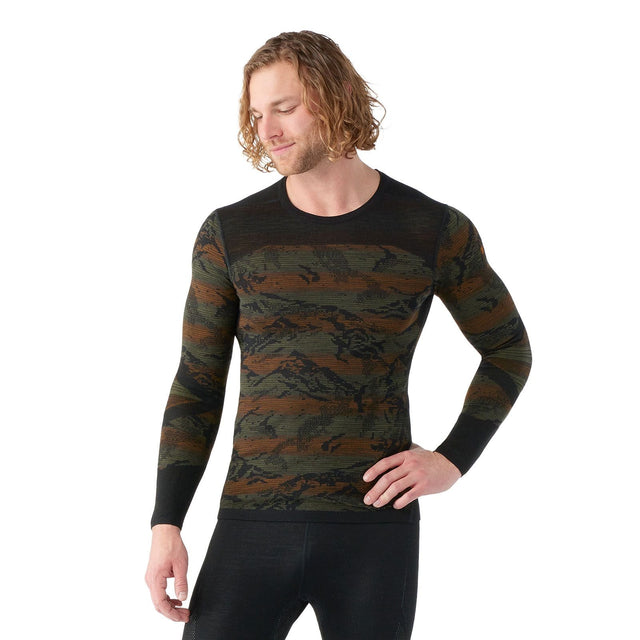Bluza Corp Barbati Smartwool M Intraknit Thermal Merino Pattern Crew Bluza Corp Barbati Smartwool M Intraknit Thermal Merino Pattern Crew