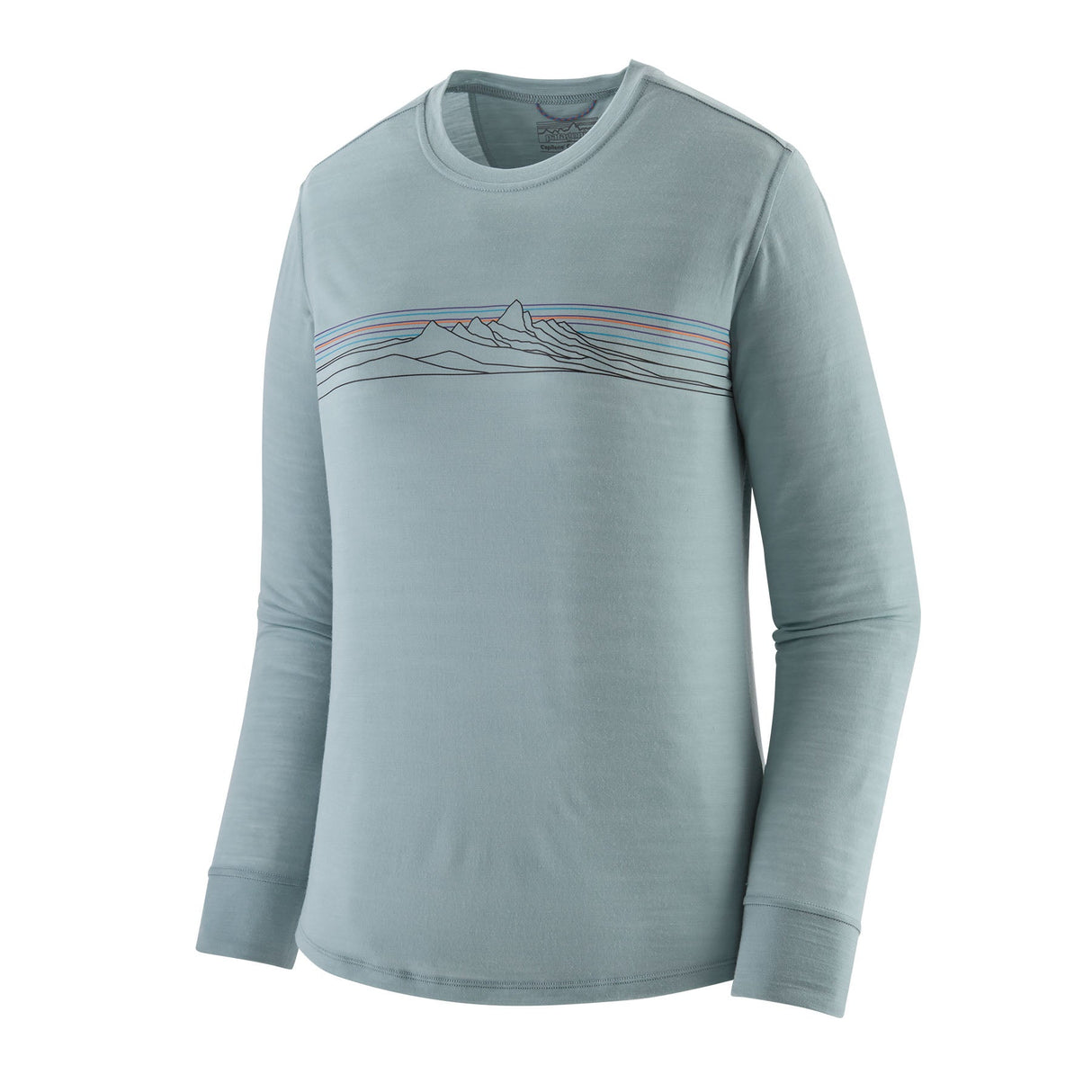 Bluza Femei Patagonia W Cap Cool Merino Blend Graphic   Bluza Femei Patagonia W Cap Cool Merino Blend Graphic