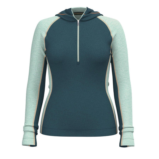 Bluza Femei Smartwool W Classic Thermal Merino Base Layer 1/2 Zip Hoodie   Bluza Femei Smartwool W Classic Thermal Merino Base Layer 1/2 Zip Hoodie