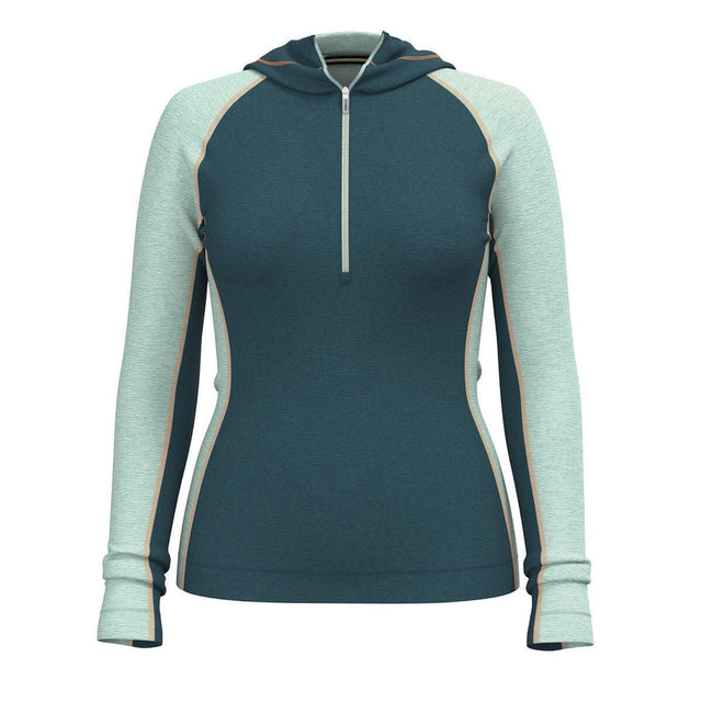 Bluza Femei Smartwool W Classic Thermal Merino Base Layer 1/2 Zip Hoodie   Bluza Femei Smartwool W Classic Thermal Merino Base Layer 1/2 Zip Hoodie