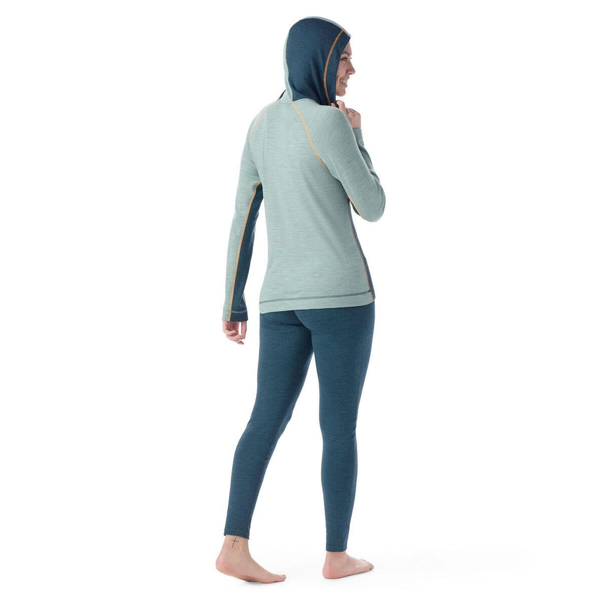 Bluza Femei Smartwool W Classic Thermal Merino Base Layer 1/2 Zip Hoodie Bluza Femei Smartwool W Classic Thermal Merino Base Layer 1/2 Zip Hoodie
