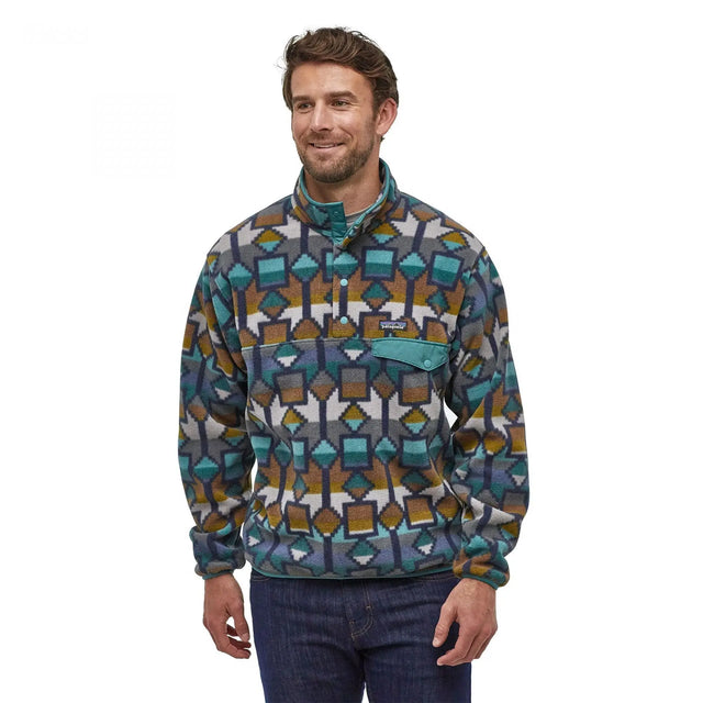Polar Patagonia M Lightweight Synchilla Snap-t Polar Patagonia M Lightweight Synchilla Snap-t