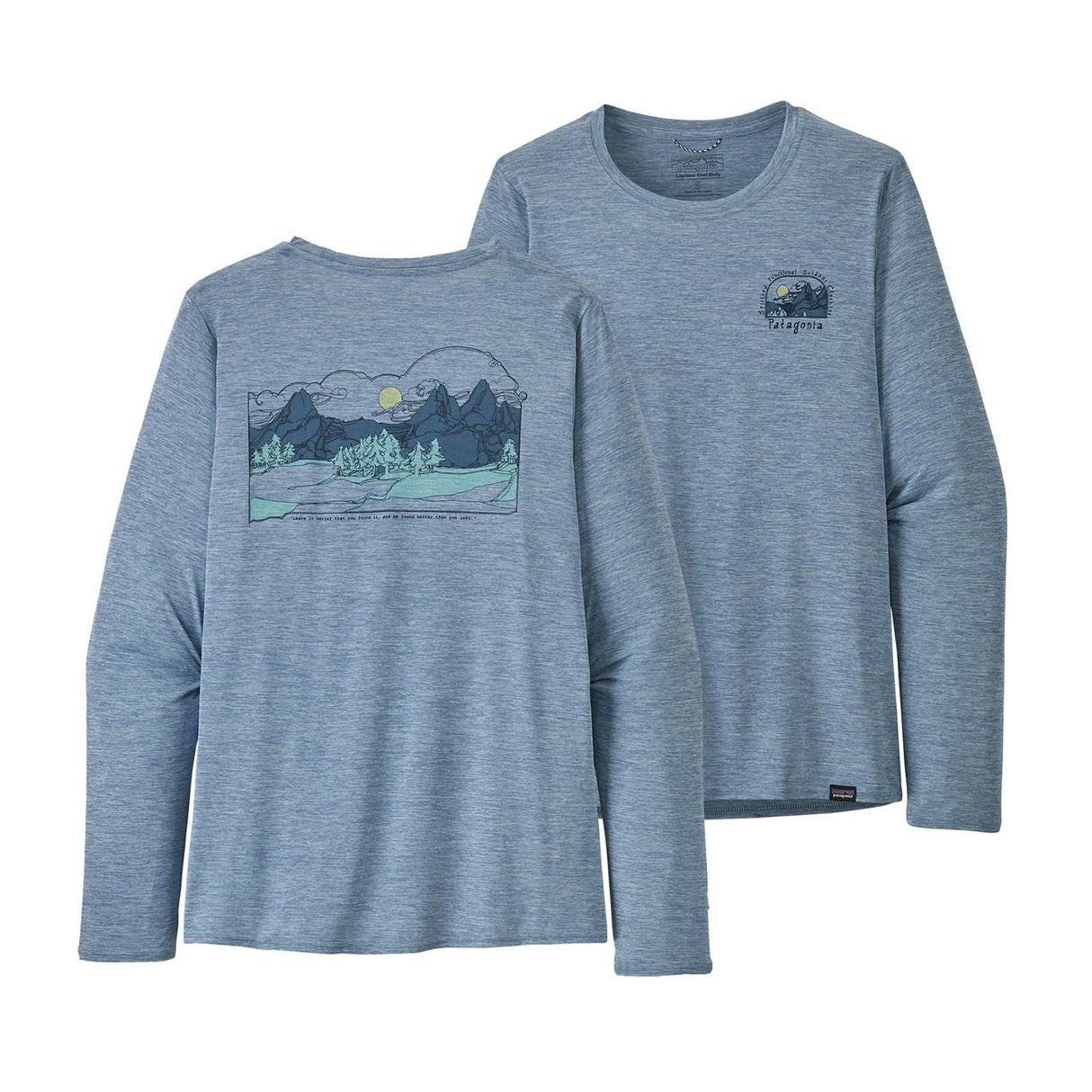 Bluza Patagonia W Capilene Cool Daily Graphic Lands   Bluza Patagonia W Capilene Cool Daily Graphic Lands