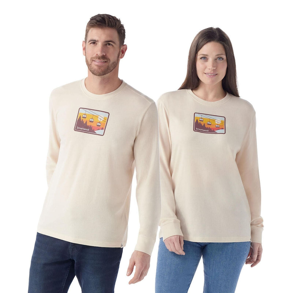 Bluza Unisex Smartwool Gondola Ride Graphic Bluza Unisex Smartwool Gondola Ride Graphic