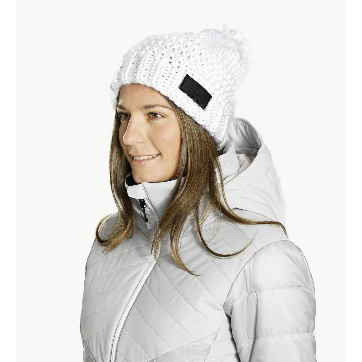 Caciula Femei Atomic W Alps Pom White Caciula Femei Atomic W Alps Pom White