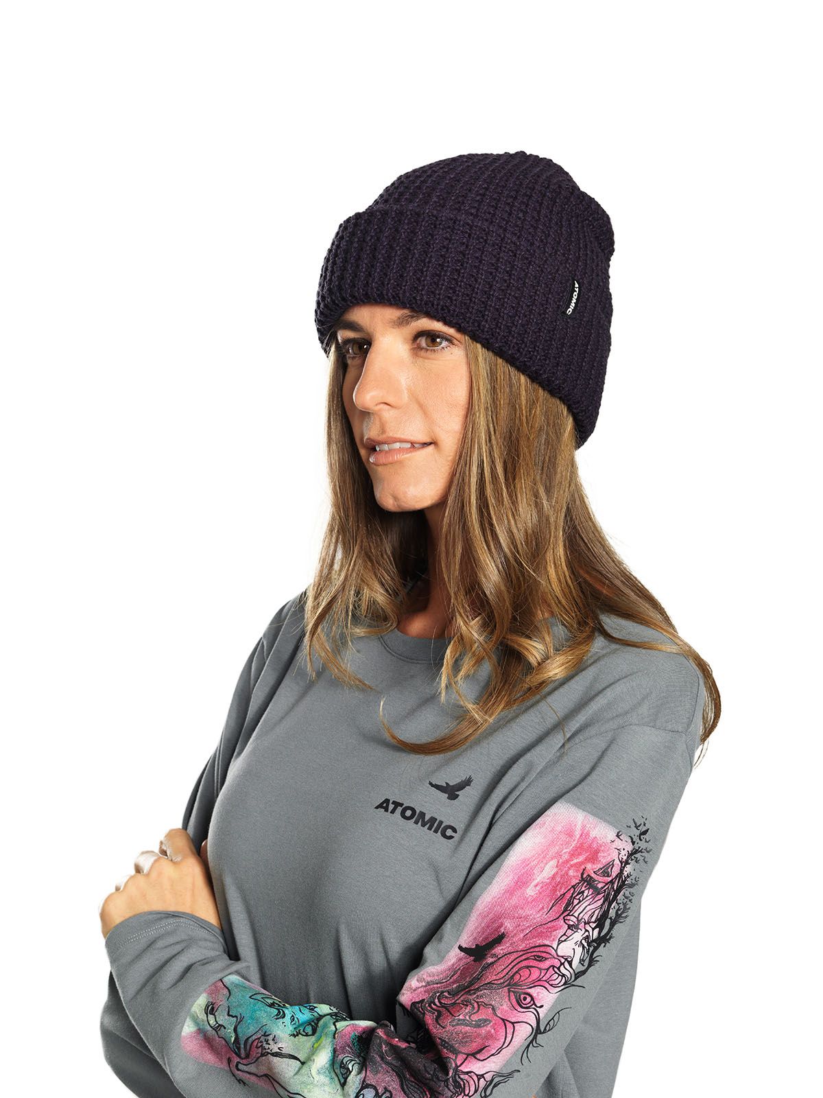 Caciula Unisex Atomic Alps Knit Black Caciula Unisex Atomic Alps Knit Black