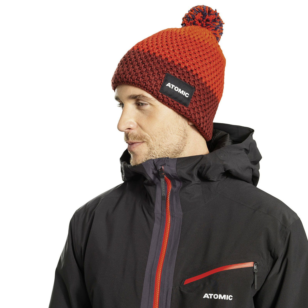 Caciula Unisex Atomic Racing Carrot/red/maroon Caciula Unisex Atomic Racing Carrot/red/maroon