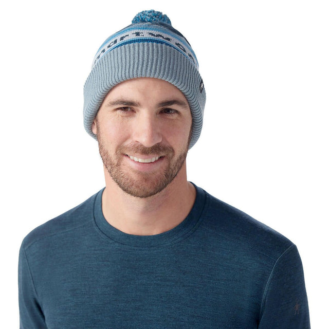 Caciula Unisex Smartwool Knit Winter Pattern Pom Caciula Unisex Smartwool Knit Winter Pattern Pom