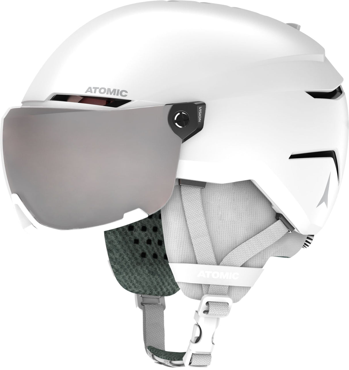 Casca cu Ochelari Copii Atomic Savor Visor Jr White Casca cu Ochelari Copii Atomic Savor Visor Jr White