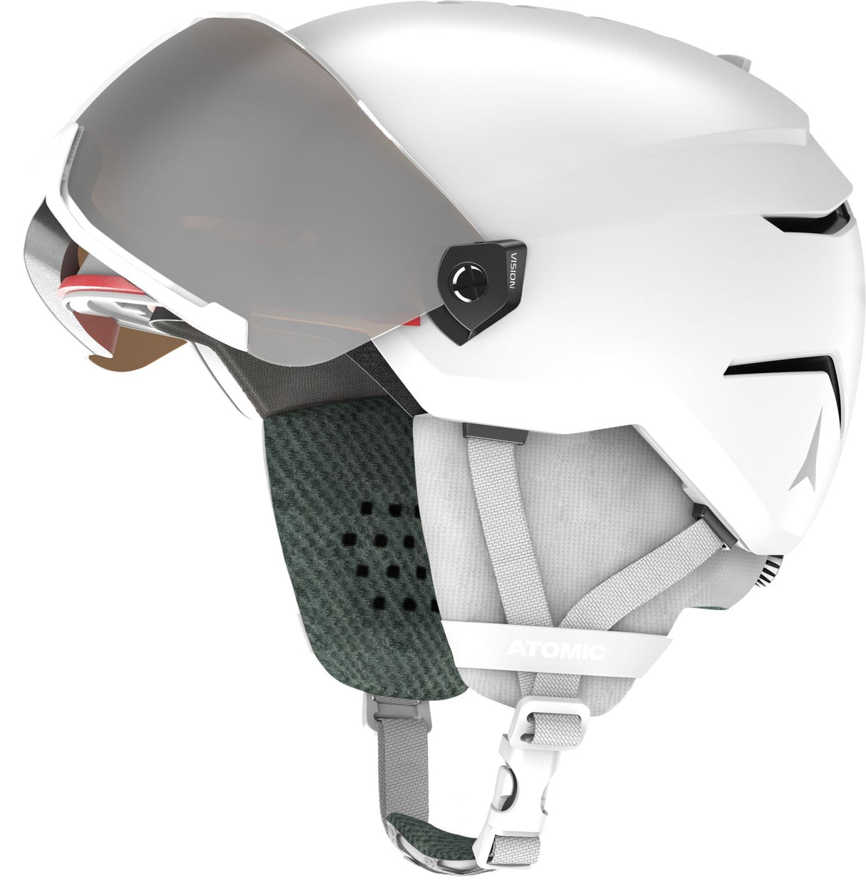 Casca cu Ochelari Copii Atomic Savor Visor Jr White Casca cu Ochelari Copii Atomic Savor Visor Jr White
