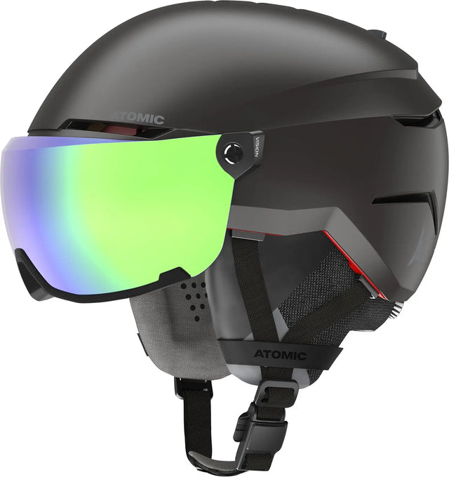 Casca Cu Ochelari Atomic Savor Amid Visor Hd Black Casca Cu Ochelari Atomic Savor Amid Visor Hd Black