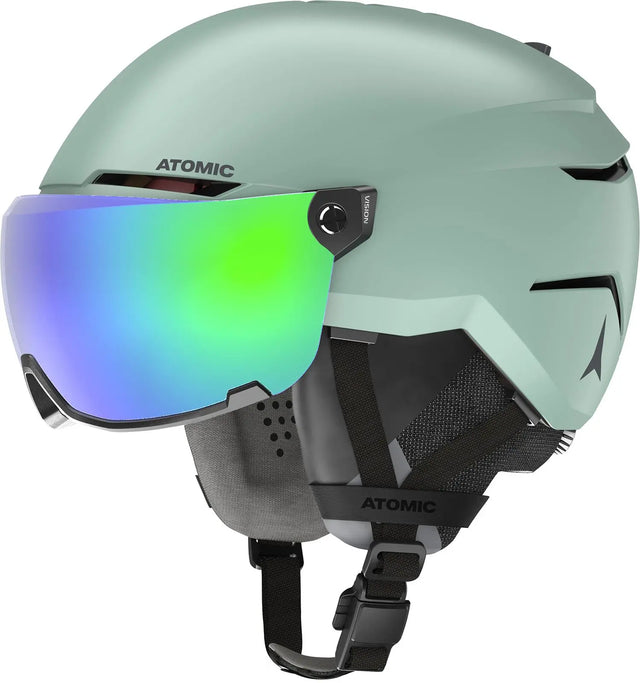Casca Cu Ochelari Atomic Savor Amid Visor Hd Mint Casca Cu Ochelari Atomic Savor Amid Visor Hd Mint