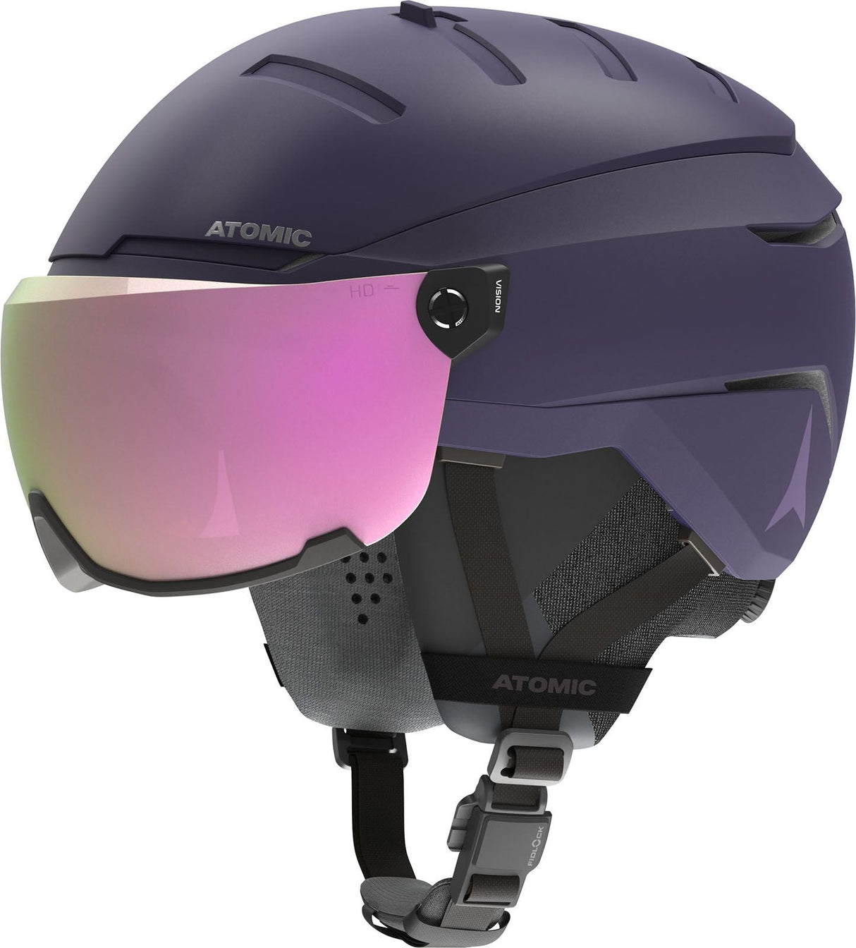 Casca Cu Ochelari Atomic Savor Gt Amid Visor Hd Purple Casca Cu Ochelari Atomic Savor Gt Amid Visor Hd Purple