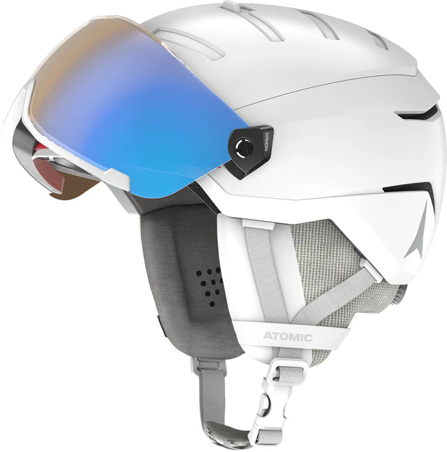 Casca Cu Ochelari Atomic Savor Gt Visor Photo White Casca Cu Ochelari Atomic Savor Gt Visor Photo White