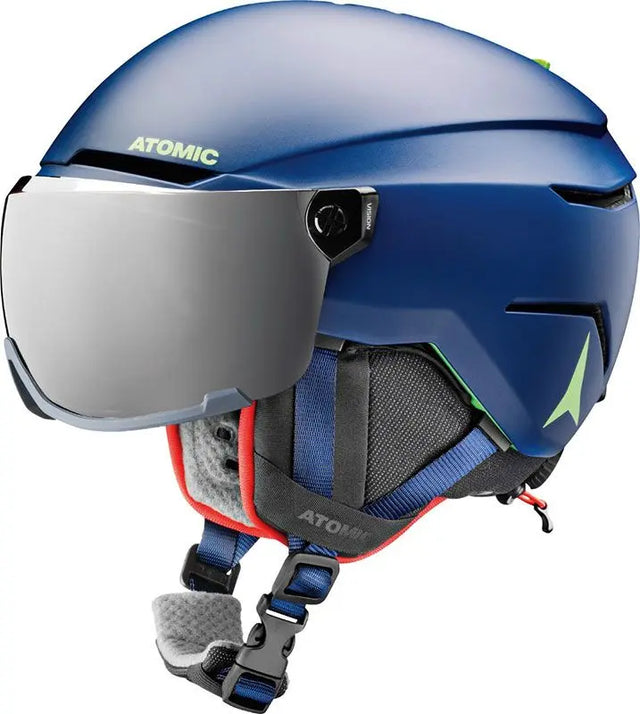 Casca Cu Ochelari Atomic Savor Visor Jr Blue Casca Cu Ochelari Atomic Savor Visor Jr Blue