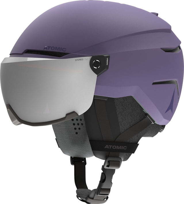 Casca Cu Ochelari Atomic Savor Visor Stereo Light Purple Casca Cu Ochelari Atomic Savor Visor Stereo Light Purple