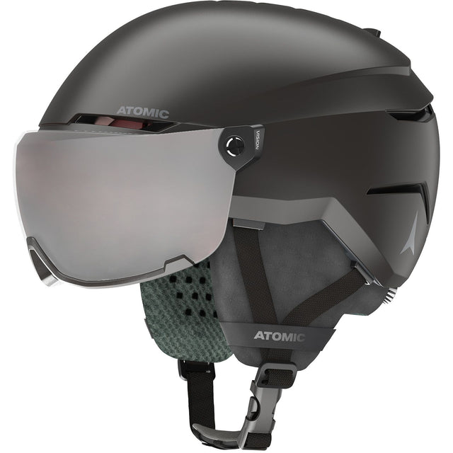 Casca Cu Ochelari Copii Atomic Savor Visor Jr Black Casca Cu Ochelari Copii Atomic Savor Visor Jr Black