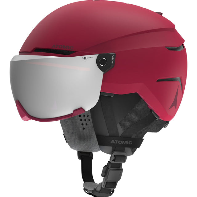 Casca Cu Ochelari Unisex Atomic Savor Amid Visor Hd Dark Red Casca Cu Ochelari Unisex Atomic Savor Amid Visor Hd Dark Red