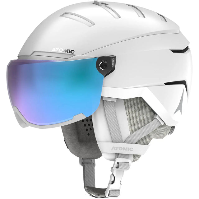 Casca Cu Ochelari Unisex Atomic Savor Gt Visor Stereo White Casca Cu Ochelari Unisex Atomic Savor Gt Visor Stereo White