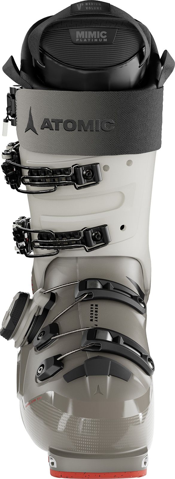 Clapari Barbati Atomic Hawx Ultra Xtd 130 Boa Gw Cement/stone/red   Clapari Barbati Atomic Hawx Ultra Xtd 130 Boa Gw Cement/stone/red