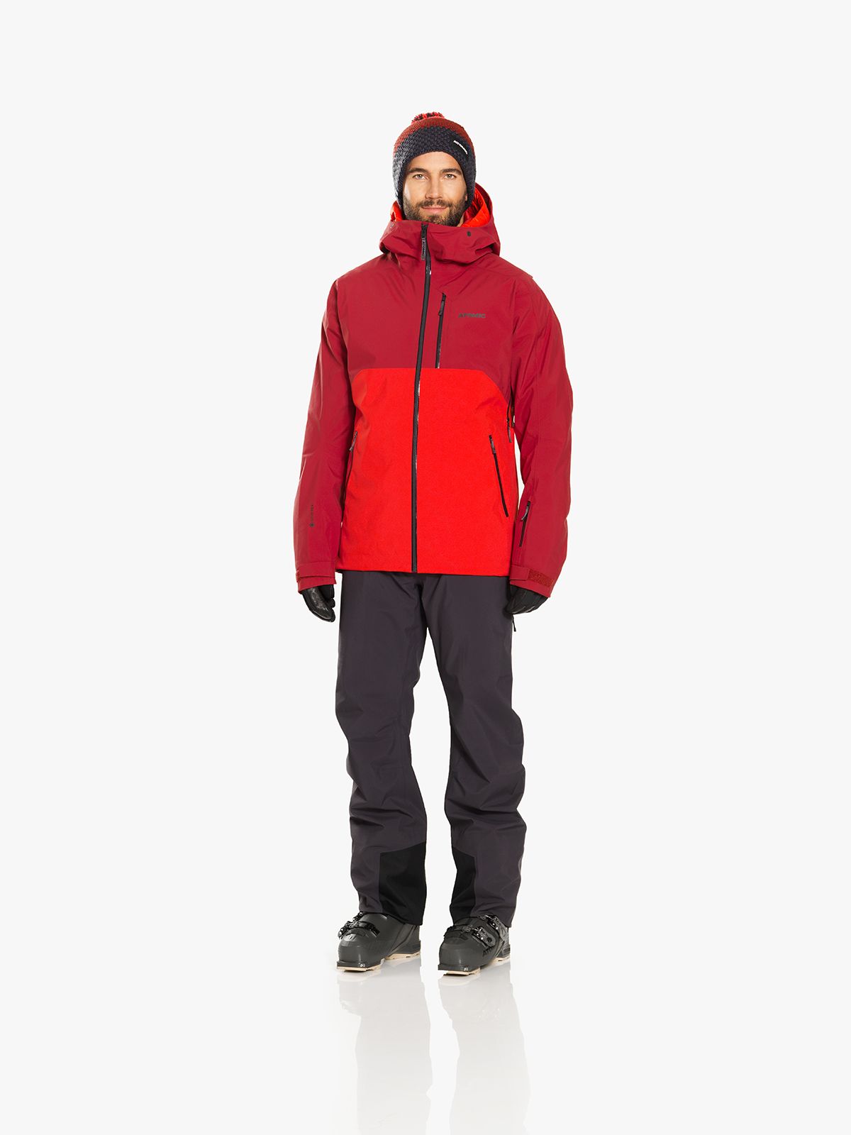 Geaca Atomic M Revent 3l Gtx Rio Red/red   Geaca Atomic M Revent 3l Gtx Rio Red/red