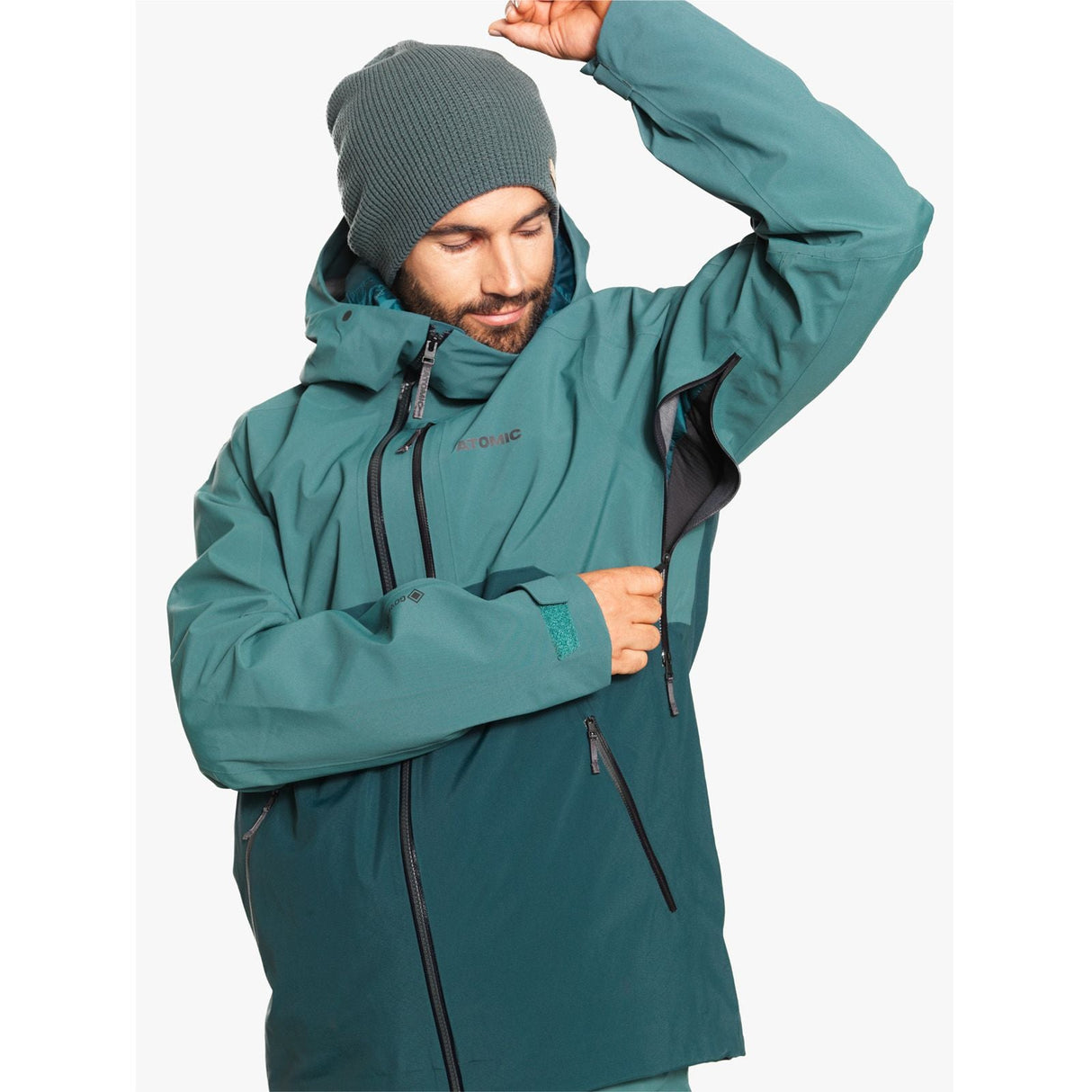 Geaca Barbati Atomic M Revent 3l Gtx Green/dark Green Geaca Barbati Atomic M Revent 3l Gtx Green/dark Green