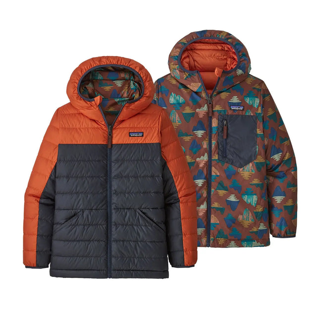 Geaca Copii Patagonia B Reversible Down Sweater Hoody Geaca Copii Patagonia B Reversible Down Sweater Hoody