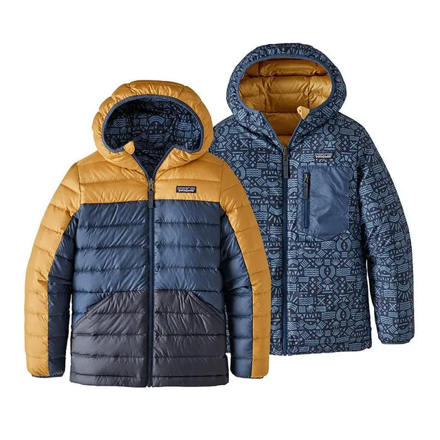Geaca Copii Patagonia B Reversible Down Sweater Hoody Geaca Copii Patagonia B Reversible Down Sweater Hoody