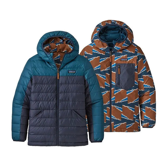 Geaca Copii Patagonia B Reversible Down Sweater Hoody Geaca Copii Patagonia B Reversible Down Sweater Hoody