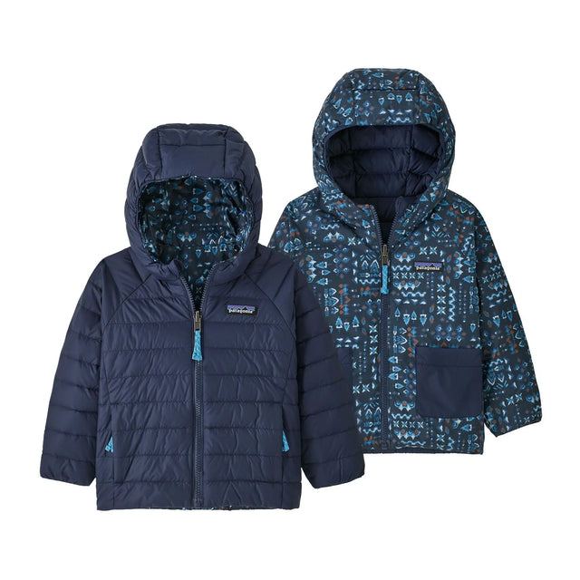 Geaca Copii Patagonia Baby Reversible Down Sweater Hoody Geaca Copii Patagonia Baby Reversible Down Sweater Hoody