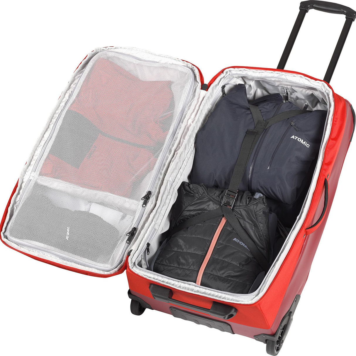 Geanta Unisex Atomic Trolley 90l Red/rio Red Geanta Unisex Atomic Trolley 90l Red/rio Red