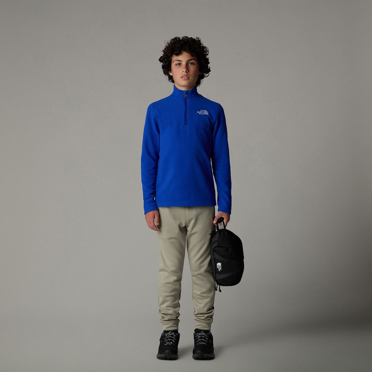 Polar Adolescenti The North Face Glacier 1/4 Zip Polar Adolescenti The North Face Glacier 1/4 Zip