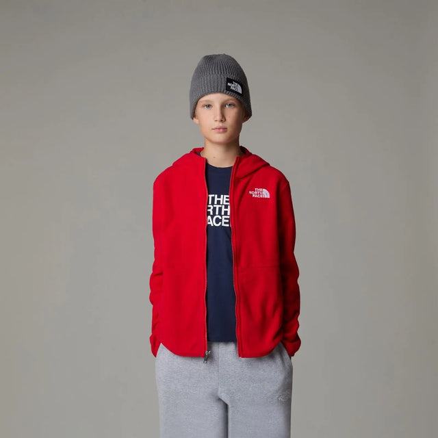 Polar Adolescenti The North Face Glacier Fz Hooded Polar Adolescenti The North Face Glacier Fz Hooded