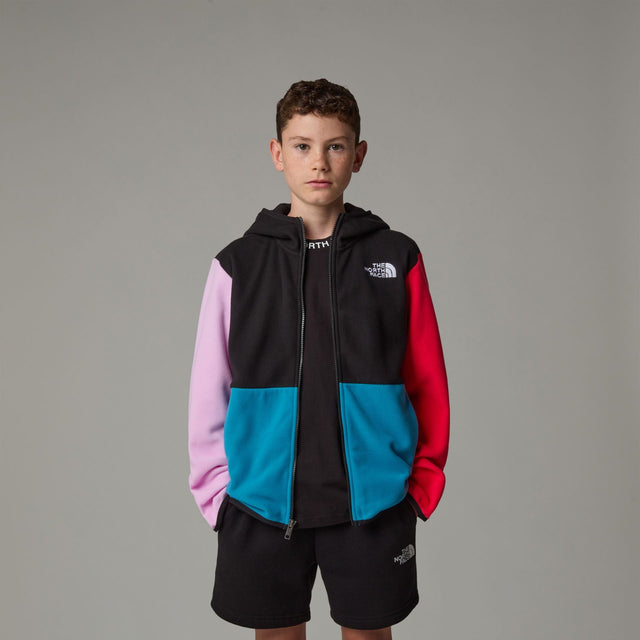 Polar Adolescenti The North Face Glacier Fz Hooded Polar Adolescenti The North Face Glacier Fz Hooded