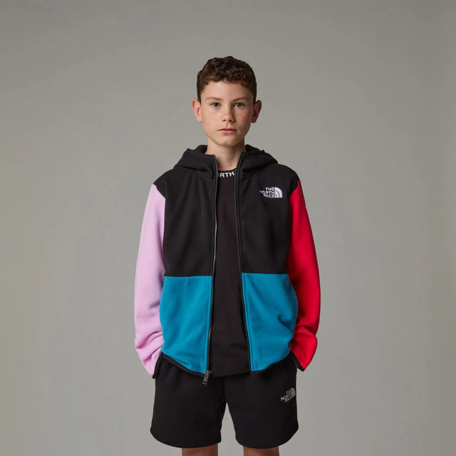 Polar Adolescenti The North Face Glacier Fz Hooded Polar Adolescenti The North Face Glacier Fz Hooded