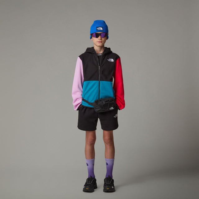 Polar Adolescenti The North Face Glacier Fz Hooded Polar Adolescenti The North Face Glacier Fz Hooded