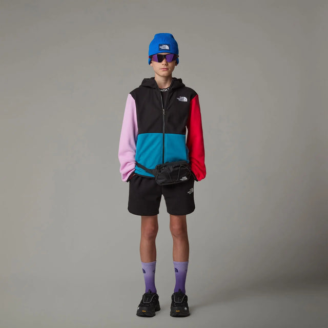 Polar Adolescenti The North Face Glacier Fz Hooded Polar Adolescenti The North Face Glacier Fz Hooded
