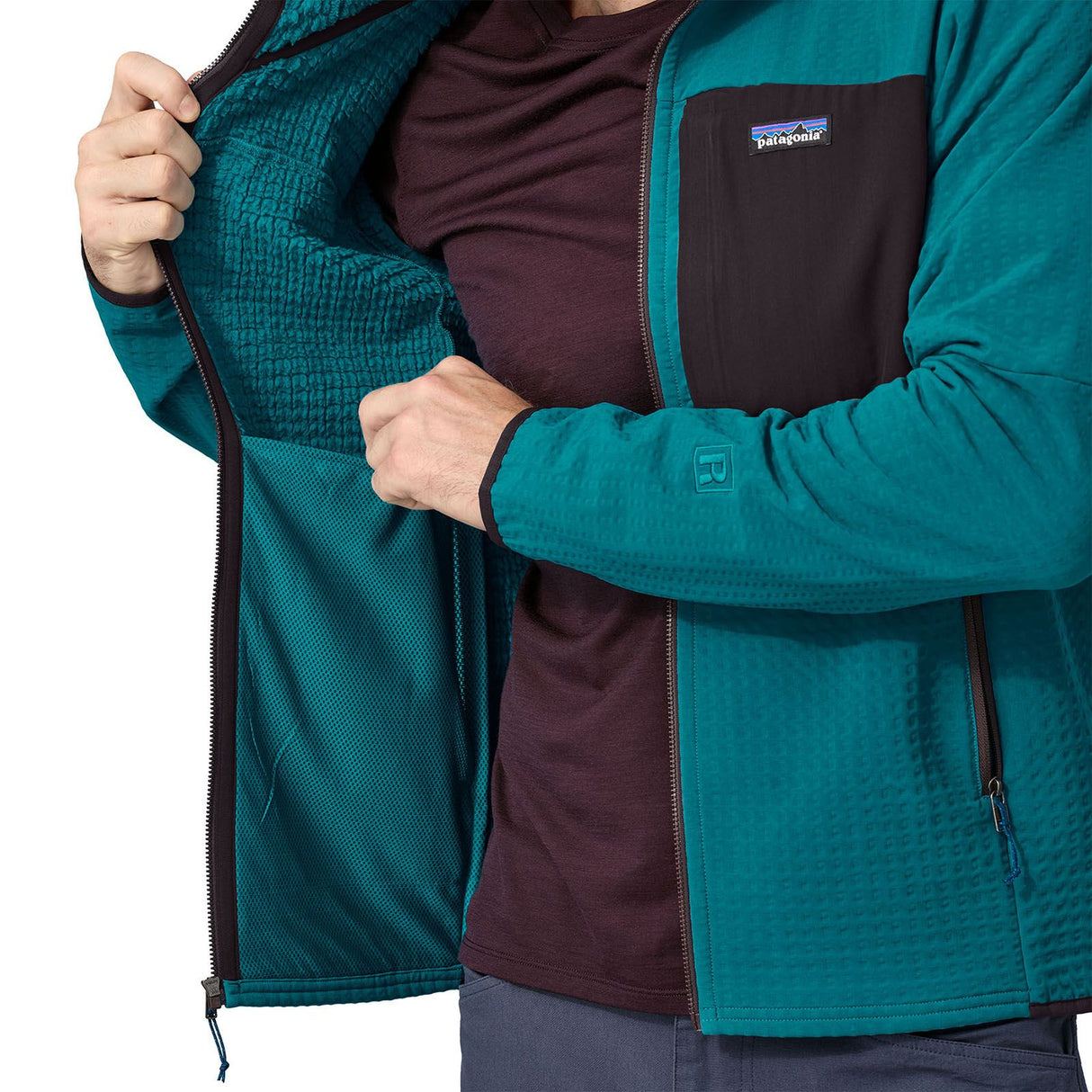 Polar Barbati Patagonia M R2 Techface Hoody   Polar Barbati Patagonia M R2 Techface Hoody