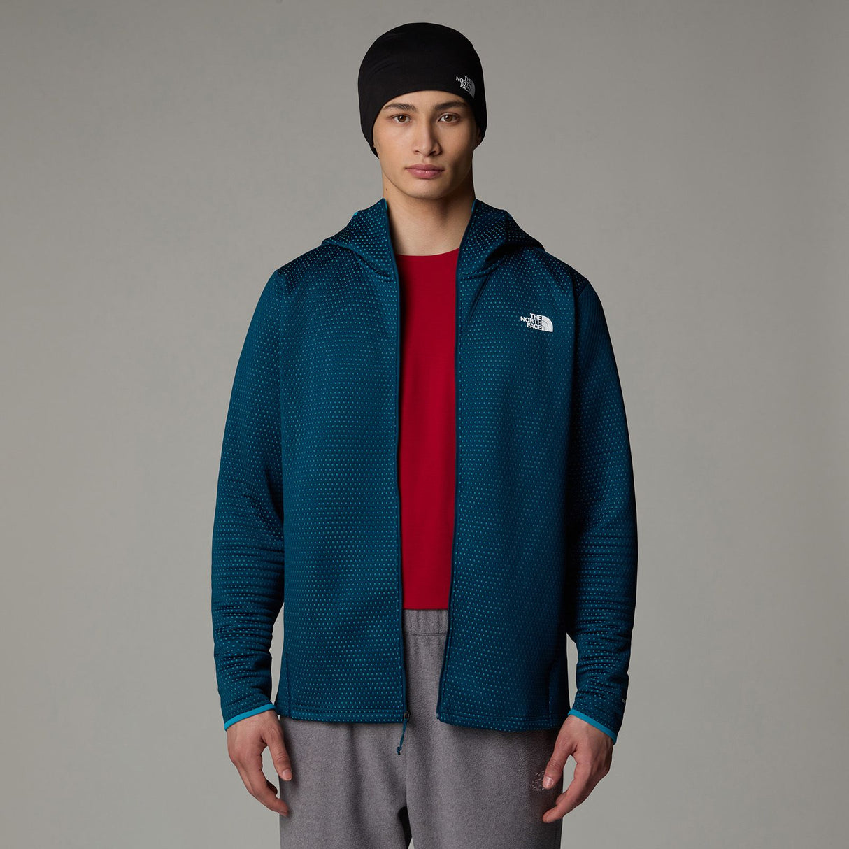Polar Barbati The North Face M Dotknit Thermal Fz Hoodie Polar Barbati The North Face M Dotknit Thermal Fz Hoodie