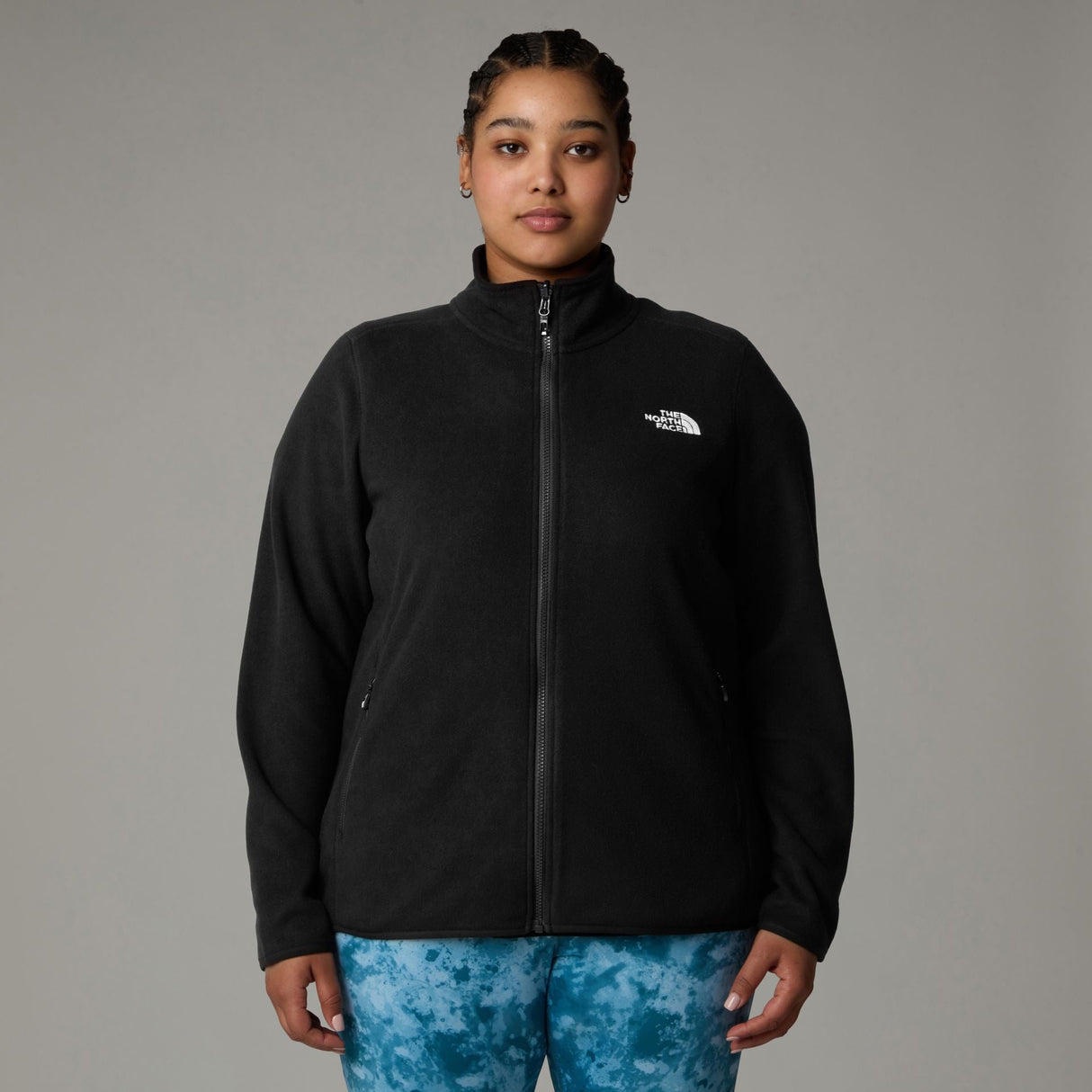 Polar Femei The North Face W Plus 100 Glacier Fz Polar Femei The North Face W Plus 100 Glacier Fz
