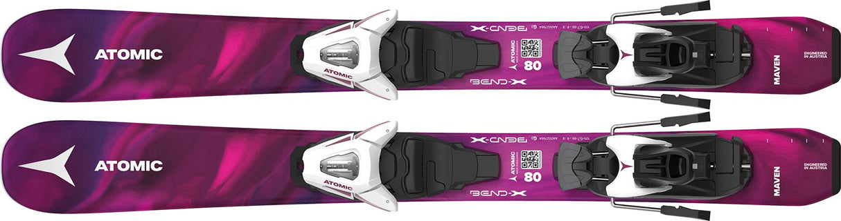 Ski Copii Atomic Maven Girl 70-90 + C 5 Gw Berry   Ski Copii Atomic Maven Girl 70-90 + C 5 Gw Berry