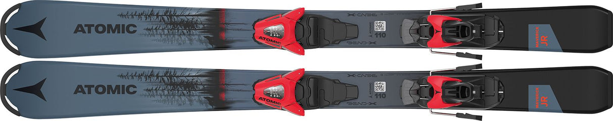 Ski Copii Atomic Maverick Jr 100-120 + C5 Gw Metalic Blue/red   Ski Copii Atomic Maverick Jr 100-120 + C5 Gw Metalic Blue/red