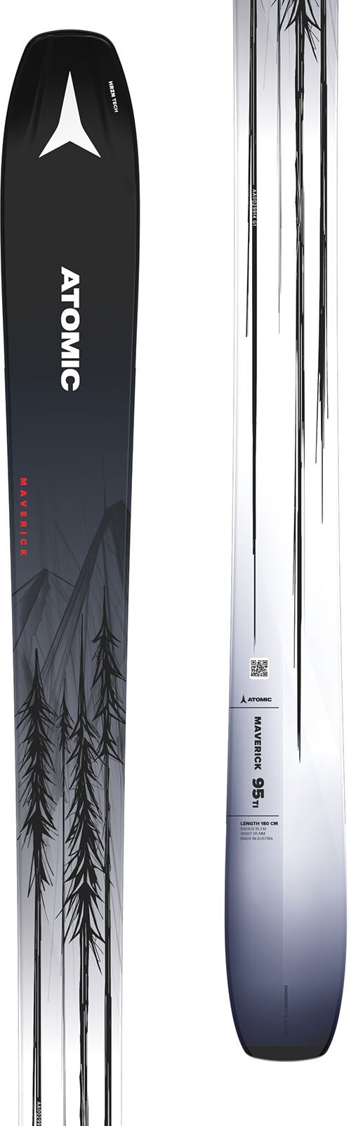 Ski Fara Legatura Unisex Atomic N Maverick 95 Ti Black/white/red Ski Fara Legatura Unisex Atomic N Maverick 95 Ti Black/white/red