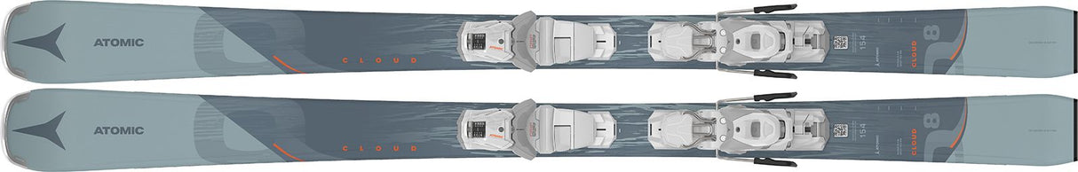 Ski Femei Atomic Cloud Q8 + M 10 Gw Kakhi/grey   Ski Femei Atomic Cloud Q8 + M 10 Gw Kakhi/grey