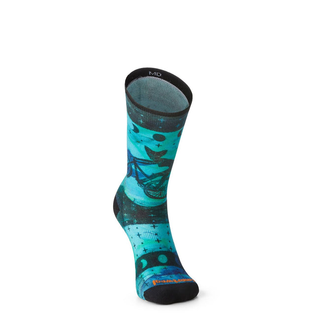 Sosete Femei Smartwool W Bike Zero Cushion Celestial Print Crew Sosete Femei Smartwool W Bike Zero Cushion Celestial Print Crew