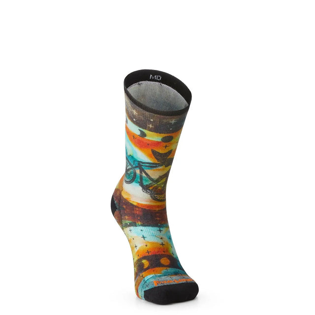 Sosete Femei Smartwool W Bike Zero Cushion Celestial Print Crew Sosete Femei Smartwool W Bike Zero Cushion Celestial Print Crew