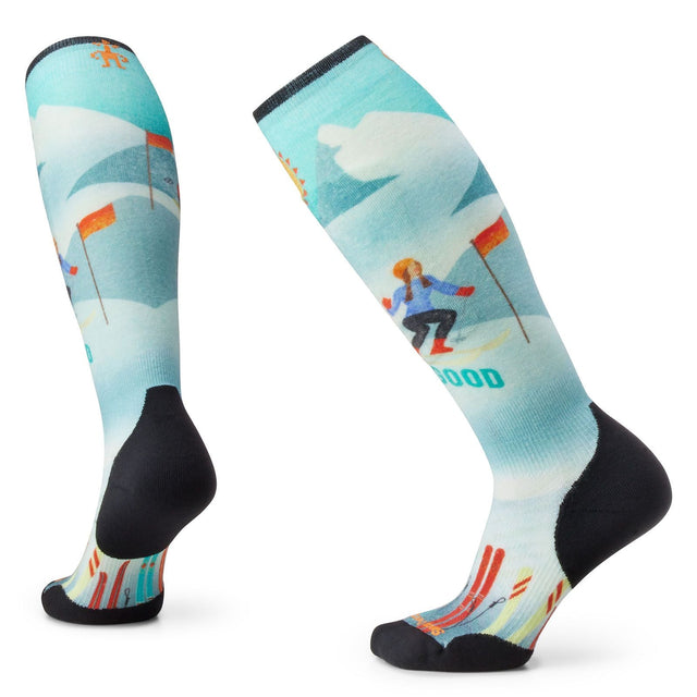 Sosete Femei Smartwool W Ski Targeted Cushion Snow Bunny Print Otc Sosete Femei Smartwool W Ski Targeted Cushion Snow Bunny Print Otc