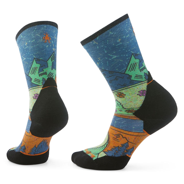 Sosete Femei Smartwool W Trail Run Targeted Cushion Mountain Print Crew Sosete Femei Smartwool W Trail Run Targeted Cushion Mountain Print Crew
