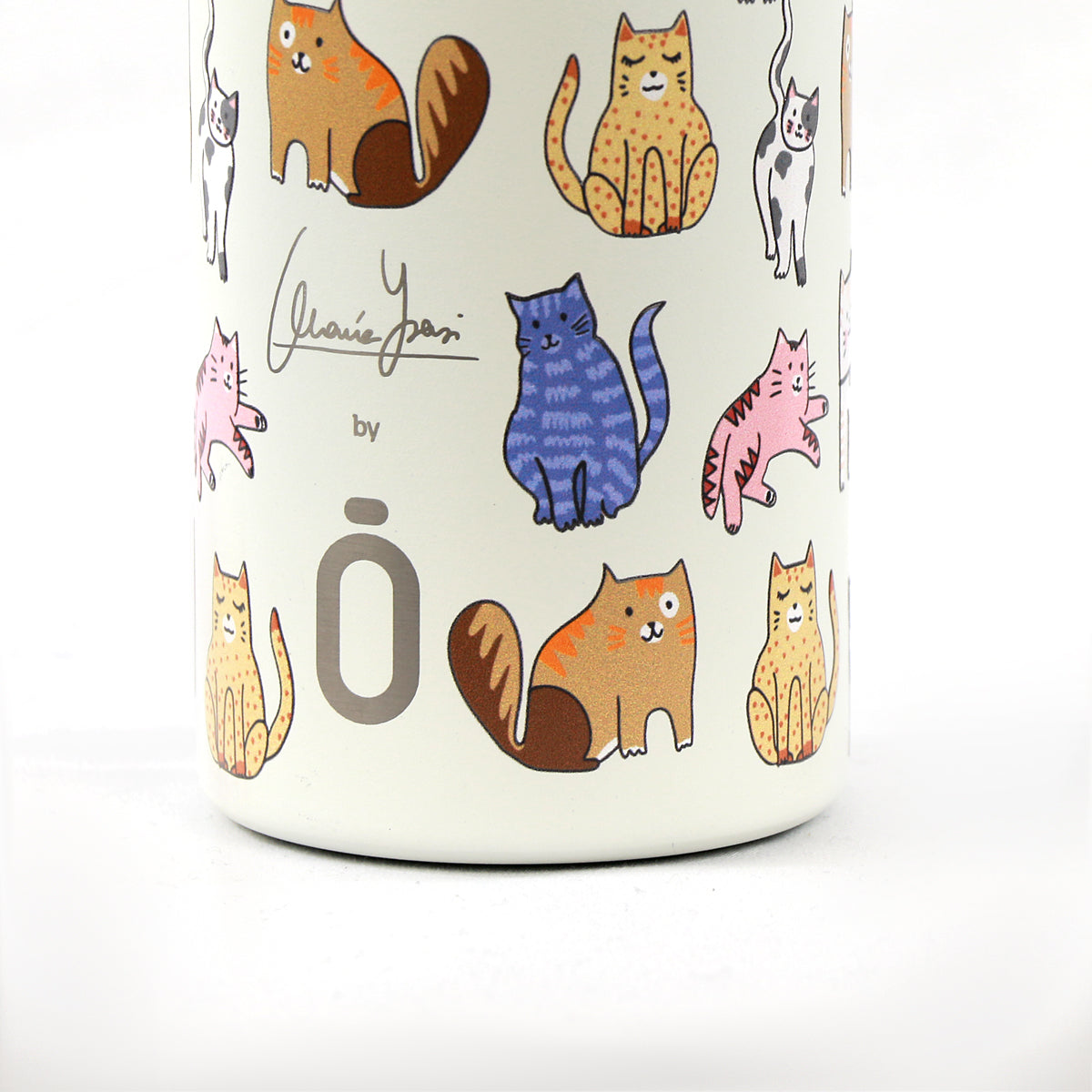 Sticla Termos Runbott Maria Ysasi - Cats Blanco 600ml   Sticla Termos Runbott Maria Ysasi - Cats Blanco 600ml
